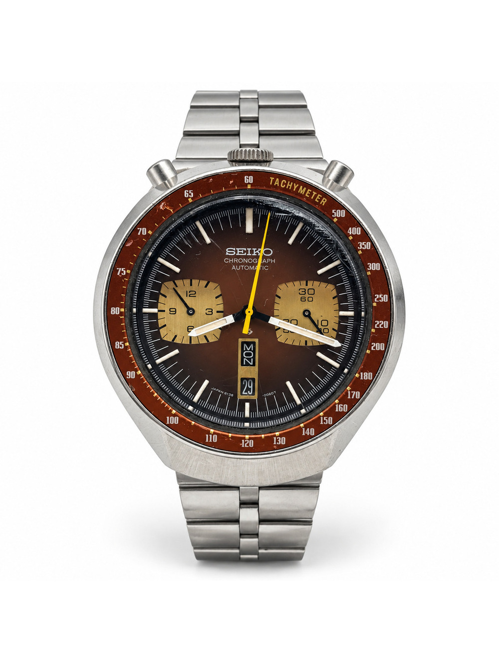 Seiko Bullhead 6138-0040 Automatic Chronograph 1974